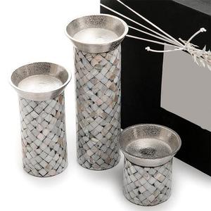 Juego de Tazones para Servir de Acero Inoxidable con Base de Nácar, Juego de Tres Tazones de Diferentes Tamaños para Servir Alimentos - Product Image 2