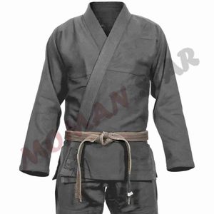 Ropa de combate hecha a medida, uniforme ligero de Jiu Jitsu BJJ Gi, color negro, para artes marciales - Product Image 3