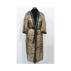 Kimono de seda con cinturón y manga de campana, caftán marroquí hecho a mano, para cualquier ocasión, informal, 3/4 - Product Image 5