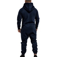 Combinaison à capuche en polaire unisexe pour homme, design 2 en 1, respirante, hiver, Just Essentials Bedlam