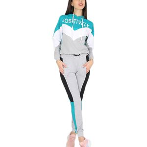 OEM Pakistani Made <b>Women</b> Tracksuit / 2 Piece Full Zipper shirt With Sweat <b>Pant</b> /<b>Jogging</b> Suits For unisex - Product Image 1