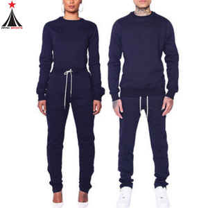 2024 Customized Men's Fleece Tracksuit Sweatsuit Jogging Suit Winter XL Size with Printed Logo - Product Image 2