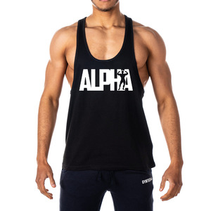 Best <b>Stringer</b> <b>Vest</b> with High Quality Printing for Gym Sports Custom Sizing and Designing Y Back Singlet for <b>Mens</b> Workout Running - Product Image 4