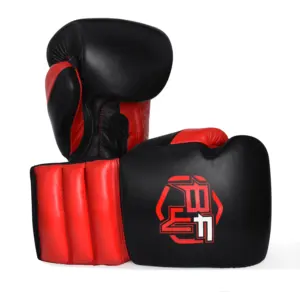 Pro Lace Up Bokshandschoenen Voor Training Sparring, muay Thai Ponsen Mitt Speed Bal Mma Ufc Handschoenen Voor Zware Tas Werk