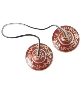 Campanas tibetanas de bronce chapadas en oro, decoración hecha a mano para el hogar - Product Image 5