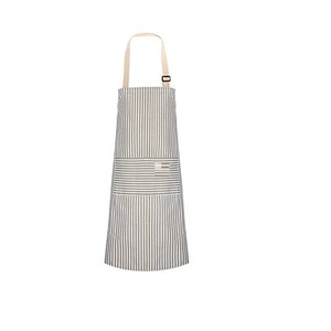 Stripes Printed Plain Dyed Soft Waist Apron 100% Organic Cotton GOTS Certified 400-500 GSM Adjustable Straps Women Home <b>Cooking</b> - Product Image 1