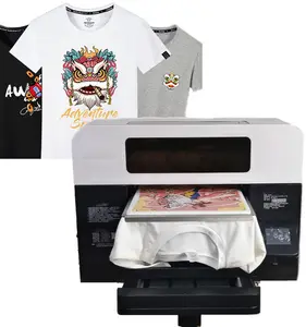 6 colors A2 size directly to dtg printers clothes garment printing machine
