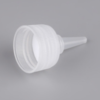 Vis d'emballage de bouteille ronde en plastique, 18/410 pièces, bec torsadé/capuchon supérieur en plastique