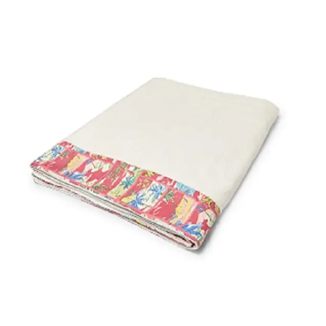 Tilden printed White 100% Organic Cotton GOTS Certificate high quality Small MOQ Custom Logo summer custom pattern beach towels