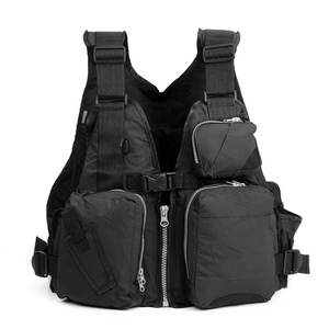 Gilet de pêche multi-poches en nylon respirant veste et manteau grande taille imperméable coupe-vent vêtements de pêche - Product Image 1