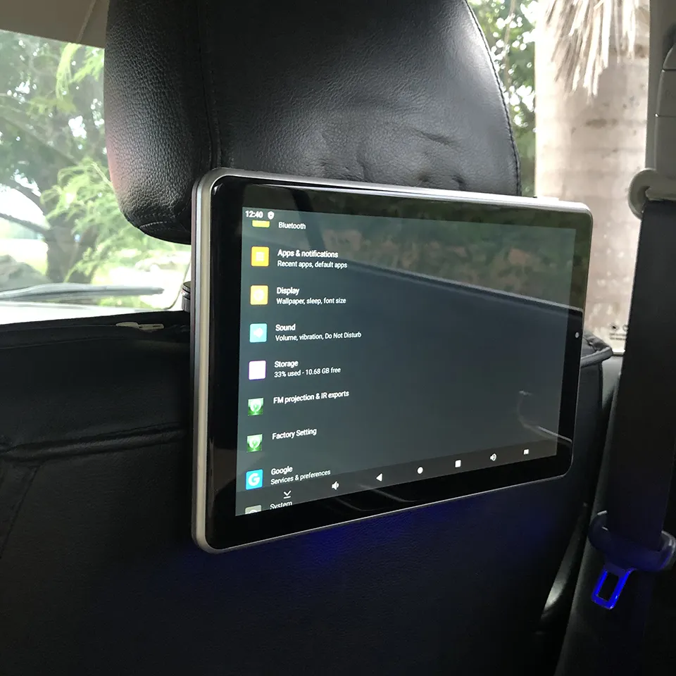 Repose tête avec moniteur tactile pour sièges arrière, écran de voiture pour Nissan Pathfinder NV, Cargo, brassard, Android 10, 1080P, USB, divertissement, moniteur