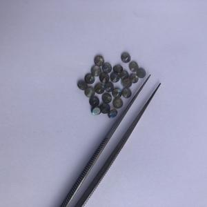 Pierre de Labradorite naturelle de 5mm à facettes coupe ronde pierre précieuse en vrac du fabricant prix d'usine de gros véritable Inde certifiée - Product Image 2
