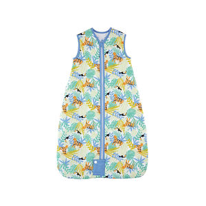 ถุงนอนเด็กแบบมีแขนและปลายเท้า ปรับแต่งได้ตามต้องการ ผลิตตามแบบ OEM ได้รับการรับรองมาตรฐาน GOTS ผลิตจากผ้าฝ้าย 100% ป้องกันแบคทีเรีย ระบายอากาศได้ดี ใช้ได้ทุกฤดู - Product Image 1