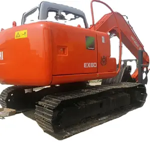 Japanese EX60-5/EX120/EX200 6 Ton with Nissan engine High Quality Hitachi used Excavator on sale in Shanghai City