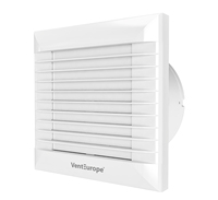 VE100-AS Venteurope Ventilateur extracteur axial électrique 14W à volet automatique pour salle de bain 220~240V 50/60Hz 85 m³/h Matériau ABS 35dB OEM