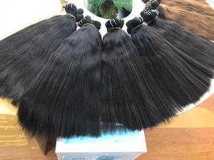 Extensiones de cabello Remy de alta calidad, mechones de cabello de trama recta Yaki, Color claro a precios al por mayor, tipo de tejido de cabello - Product Image 3