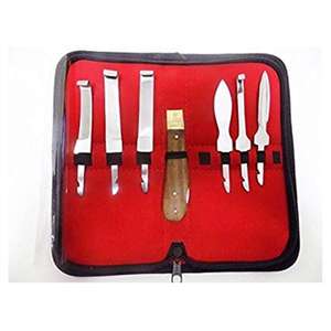 Juego de Cuchillos para Herrador Blunt Edge Surgical Technology, 7 Piezas, con Estuche con Cierre, Hojas de Acero Inoxidable, Modelo Best-900 - Product Image 6