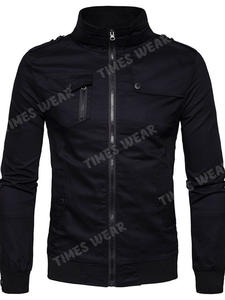 Chaqueta de moda para hombre, para exteriores, con cuello levantado, cremallera, bloque de Color, a la moda - Product Image 6