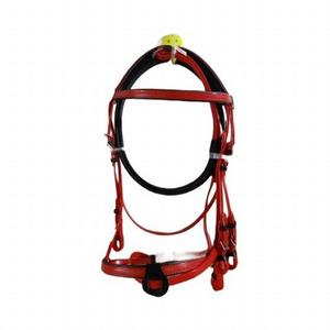 Brida de cuero ajustable de Color rojo, diseño personalizado de calidad superior, fabricante de India - Product Image 1