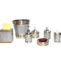 Classy look Bathroom Accessory <b>Set</b> Liquid <b>Soap</b> Dispenser, Toothbrush Holder, Tumbler & <b>Soap</b> Dish Holder - Product Image 5