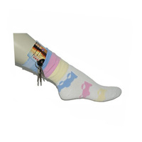 Chaussettes de football décontractées d'été pour adultes, épaisses, tissées, respirantes, à motif écossais, avec logo, séchage rapide, en nylon/spandex, unisexe, vente en gros
