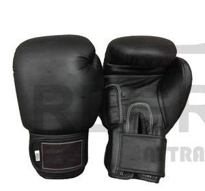 Fashion PU Leather Boxing <b>Gloves</b> <b>for</b> Training Martial Arts New Black Red OEM Logo Thai Color Material Adults People Origin <b>Type</b> - Product Image 4