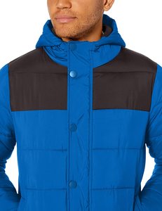 Men's Custom Waterproof Hooded <b>Jacket</b> in Two Colors Polyester & Nylon Regular Length Zipper Closure Nonwoven Model TE-7082 - Product Image 5