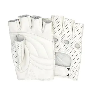 Высококачественные дышащие перчатки для поднятия тяжестей, летние Классические Кожаные Перчатки для фитнеса из Пакистана