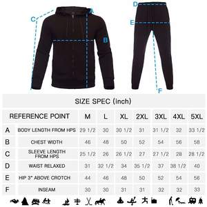 ชุดวอร์มผ้าฟลีซแบบเรียบสำหรับผู้ชาย,ชุดวอร์มแบบเข้ารูปปรับแต่งโลโก้ได้ตามต้องการขนาดใหญ่พิเศษดีไซน์ล่าสุด - Product Image 6