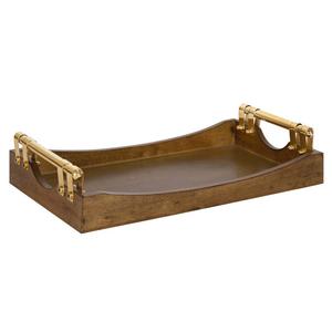 Plateaux de service en bois de forme rectangulaire, finition naturelle, pour hôtels, restaurants et cuisine à domicile - Product Image 1