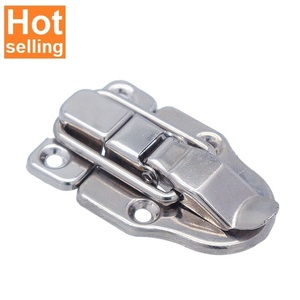fashion rectangle HC259 chrome silver snap <b>latch</b> <b>lock</b> for special case hardware fitting screw mounting adjustable mini <b>locks</b> - Product Image 1
