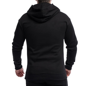 Sweat-shirt à capuche personnalisé de haute qualité pour homme, en polaire polyester/coton, coupe-vent, respirant, avec poche brodée, style vintage et design de créateur - Product Image 5