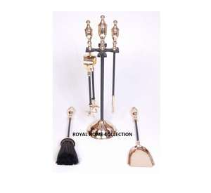 <b>Fireplace</b> <b>Tools</b> Set with Holder - Product Image 4