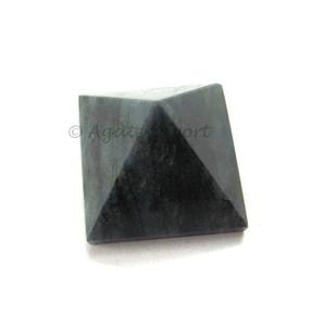 Pierre précieuse naturelle en cristal noir, pyramide en Tourmaline, pour cadeau de décoration, vente en gros, livraison gratuite - Product Image 1
