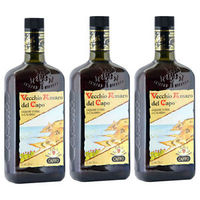 Caffo Vecchio Amaro Del Capo 70cl Liqueur Ambrée Amère 35% ABV avec 29 Herbes et Racines Bouteille Fabriquée en Italie