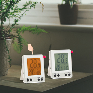 Sakeemaf — thermomètre numérique <span class=keywords><strong>sans</strong></span> <span class=keywords><strong>fil</strong></span>, pour l'intérieur et l'extérieur, affichage de la température, horloge numérique, avec capteur extérieur - Product Image 6