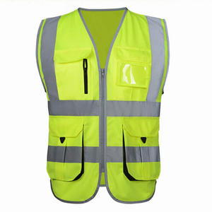 2025 Chaleco de seguridad de construcción de alta visibilidad Ropa holgada de poliéster con chaqueta reflectante a prueba de agua Soporte de logotipo personalizado - Product Image 4