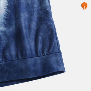 Camisas ajustadas de manga corta para hombre, Tops con capucha muscular, Sudadera con capucha, Camiseta básica informal - Product Image 5