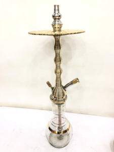 Farida Luxury Midi Hookah Diseño elegante y delgado con acabado lacado Precio al por mayor Material de latón - Product Image 2