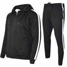 Survêtement de sport pour homme, coupe ajustée, de haute qualité, à capuche, uni, pour la course à pied en été - Product Image 4
