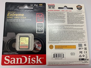 SDSDXV6-064G-GNCIN <span class=keywords><strong>Extreme</strong></span> Sd 150MB <span class=keywords><strong>Sandisk</strong></span> 4K <span class=keywords><strong>U3</strong></span> V30 - Product Image 3