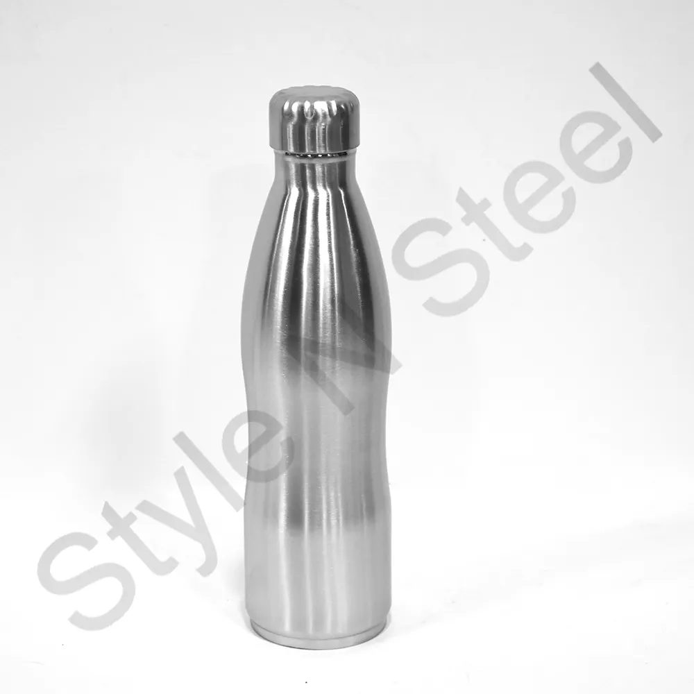 Motivational Water Bottle Large Capacity Outdoor Sports Water Bottle Single Wall Water Bottle Double Tapper Stainless Steel