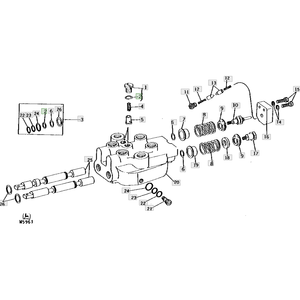 Anillo Tórico Duradero Tradella International T75497 Compatible con John Deere para Tractor, Sello de Acero Inoxidable para Motor de Combustible Hidráulico - Product Image 2
