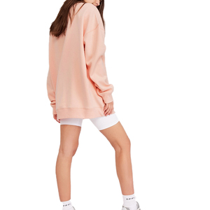 OEM 2021 High Quality <b>Long</b> Sleeve Crew Neck Solid Streetwear Clothing <b>Women</b> Custom <b>Sweatshirt</b> <b>Long</b> Sleeve hoodies <b>sweatshirt</b> - Product Image 4