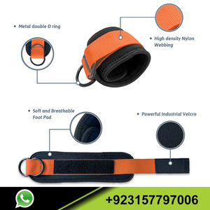 Ankle Straps New Arrival Fitness Padded Gym Black Ankle Straps for Cable Machines Best Selling New Design Ankle Straps 2021 - Product Image 6