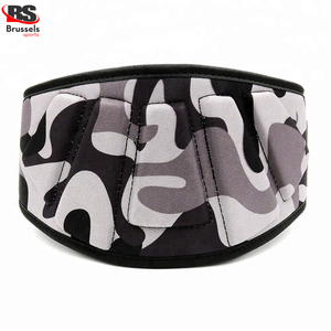Thể Thao Brussels Phong Cách Camo Tốt Nhất 2018 Tùy Chỉnh Neoprene Tập Thể Dục <span class=keywords><strong>Belt</strong></span> Thể Hình/Trọng Lượng Nâng Neoprene Ngâm Vành Đai - Product Image 2
