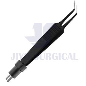 Pince bipolaire isolée en acier inoxydable de qualité A + Équipement chirurgical manuel avec pointe droite - Product Image 6
