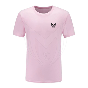 Camiseta de punto de tamaño personalizado de alta calidad para hombre, último patrón sólido de color - Product Image 1