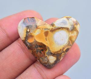 Cobra Jasper <b>Heart</b> Wholesale Cobra Jasper <b>Heart</b> <b>Shape</b> Gemstone Natural Cobra Jasper <b>Hearts</b> Loose Gemstone Cabochon - Product Image 6