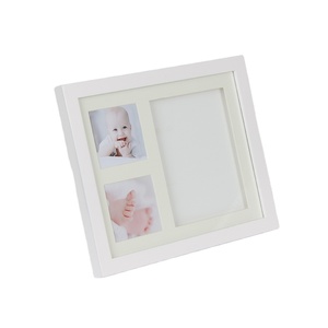Première année nouveau-né bébé Handprint <span class=keywords><strong>Kit</strong></span> 4 couleurs impression lumière argile bébé cadeau cadre photo avec <span class=keywords><strong>peinture</strong></span> Surface souvenir cadre - Product Image 1